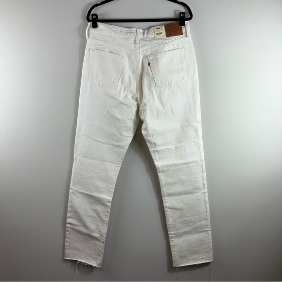 Levi’s 501 Original High Rise Straight Leg Jeans in Yacht Time Size 32 - Picture 6 of 11